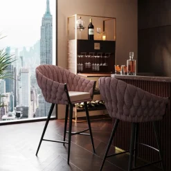 Chaise de bar Knot Tweed>KARE Design Best