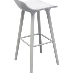 Chaise de bar York blanc 75cm><noscript><img width=