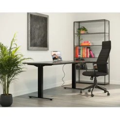 Chaise de bureau Labora noir haut dossier><noscript><img width=