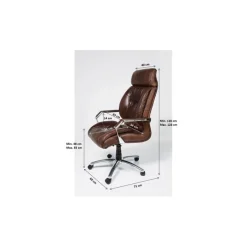 Chaise de bureau pivotante Cigar Lounge><noscript><img width=