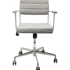 Chaise de bureau pivotante Dottore gris>KARE Design Online