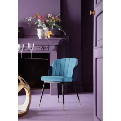 Chaise Hojas bleu>KARE Design