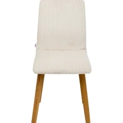 Chaise Lara velours cotelé crème><noscript><img width=
