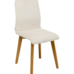 Chaise Lara velours cotelé crème><noscript><img width=