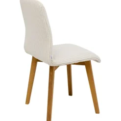 Chaise Lara velours cotelé crème><noscript><img width=