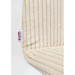Chaise Lara velours cotelé crème><noscript><img width=