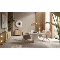 Chaise pivotante à acc. Liverpool Greige>KARE Design Outlet