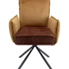 Chaise pivotante a. acc. Chelsea.marron>KARE Design Outlet