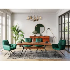 Chaise pivotante a. acc. Mila.vert><noscript><img width=
