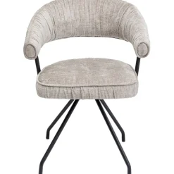 Chaise pivotante Arabella argent><noscript><img width=