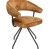 Chaise pivotante Arabella Orange>KARE Design Discount