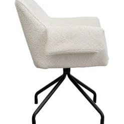 Chaise pivotante Bess crème><noscript><img width=