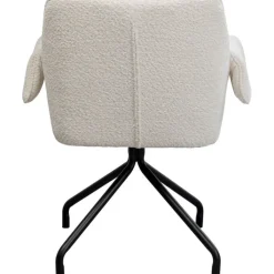 Chaise pivotante Bess crème><noscript><img width=