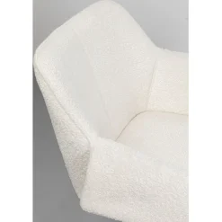 Chaise pivotante Bess crème><noscript><img width=