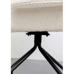 Chaise pivotante Bess crème><noscript><img width=