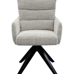Chaise pivotante Bosse noir>KARE Design Hot
