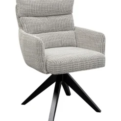 Chaise pivotante Bosse noir>KARE Design Hot