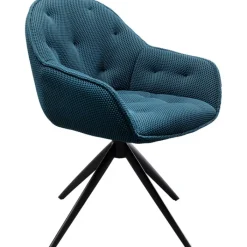 Chaise pivotante Carlito Mesh vert pétrole><noscript><img width=