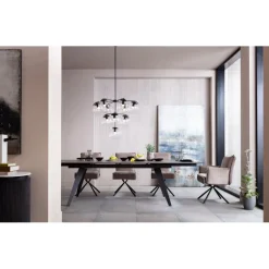 Chaise pivotante Chelsea gris><noscript><img width=