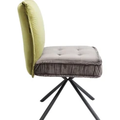 Chaise pivotante Chelsea vert><noscript><img width=