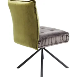Chaise pivotante Chelsea vert><noscript><img width=