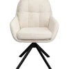 Chaise pivotante Molly beige>KARE Design Discount