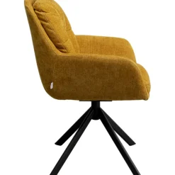 Chaise pivotante Molly jaune><noscript><img width=