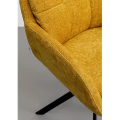 Chaise pivotante Molly jaune><noscript><img width=