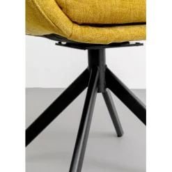 Chaise pivotante Molly jaune><noscript><img width=