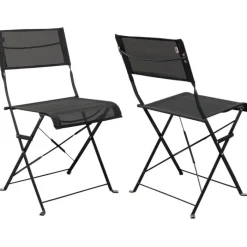 Chaise pliante Balcony noir (2/Set)>KARE Design
