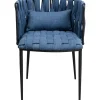 Chaise Saluti bleu>KARE Design