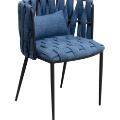 Chaise Saluti bleu>KARE Design