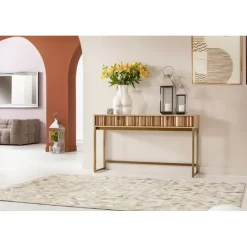Console Concertina nature 136x40cm><noscript><img width=