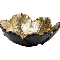 Coupe décorative Flower Bloom noir-doré Ø20cm>KARE Design Sale
