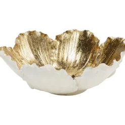 Coupe décorative Flower Bloom crème-doré Ø20cm>KARE Design Hot