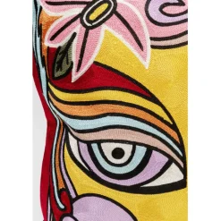 Coussin Art Line Face 50x50cm><noscript><img width=