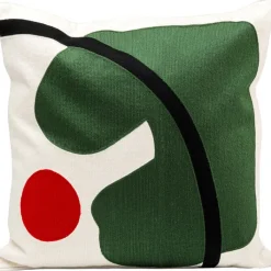 Coussin Art Line vert 50x50cm>KARE Design