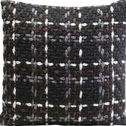 Coussin Colorado noir 45x45cm>KARE Design Clearance