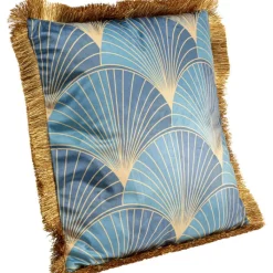 Coussin Leaves Fringe 45x45cm><noscript><img width=