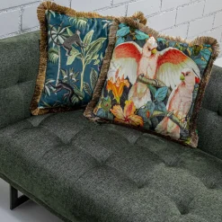 Coussin Parrots Life 45x45cm><noscript><img width=