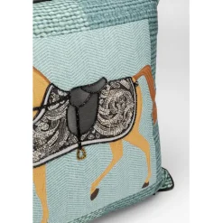 Coussin Show Horse Plaid 45x45cm><noscript><img width=