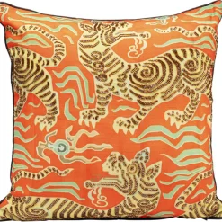 Coussin Tiger Love rouge 45x45cm>KARE Design Hot