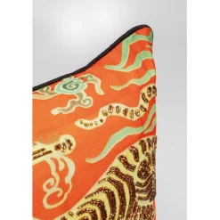 Coussin Tiger Love rouge 45x45cm><noscript><img width=