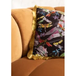 Coussin Tropical Garden Fringe 45x45cm><noscript><img width=