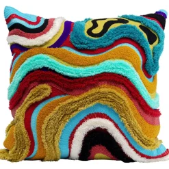 Coussin Waves multi 45x45cm>KARE Design Clearance