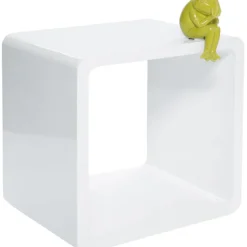 Cube Lounge MDF blanc><noscript><img width=