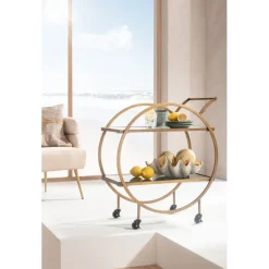 Desserte Loft laiton>KARE Design Sale