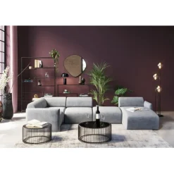 Ensemble de canapés 2 Lucca gris droite 328cm><noscript><img width=