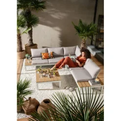 Ensemble de sièges Holiday blanc (4-pcs)>KARE Design Outlet