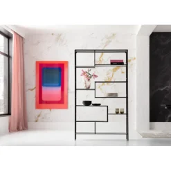 Etagère Loft noir Bubble 115x195cm><noscript><img width=